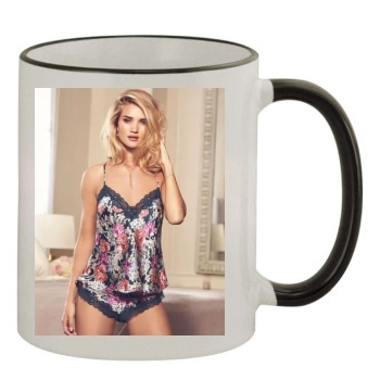 Rosie Huntington-Whiteley 11oz Colored Rim & Handle Mug