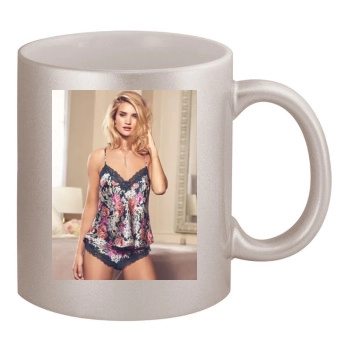 Rosie Huntington-Whiteley 11oz Metallic Silver Mug