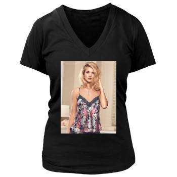 Rosie Huntington-Whiteley Women's Deep V-Neck TShirt