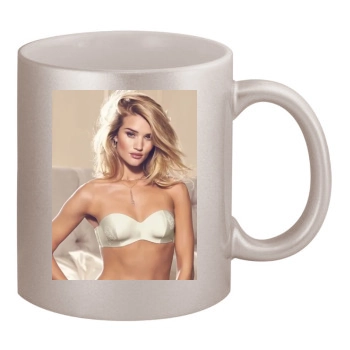 Rosie Huntington-Whiteley 11oz Metallic Silver Mug