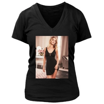 Rosie Huntington-Whiteley Women's Deep V-Neck TShirt