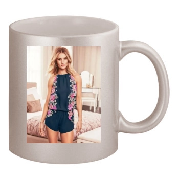 Rosie Huntington-Whiteley 11oz Metallic Silver Mug