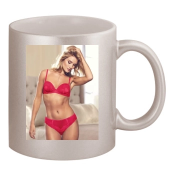 Rosie Huntington-Whiteley 11oz Metallic Silver Mug