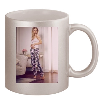 Rosie Huntington-Whiteley 11oz Metallic Silver Mug