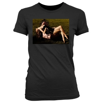 Rosie Huntington-Whiteley Women's Junior Cut Crewneck T-Shirt