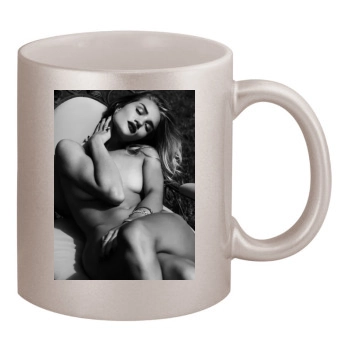 Rosie Huntington-Whiteley 11oz Metallic Silver Mug