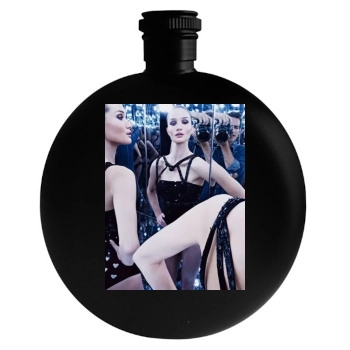 Rosie Huntington-Whiteley Round Flask