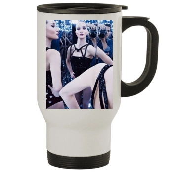 Rosie Huntington-Whiteley Stainless Steel Travel Mug