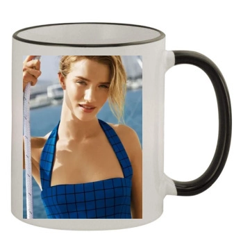 Rosie Huntington-Whiteley 11oz Colored Rim & Handle Mug