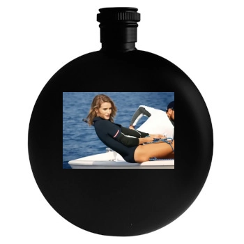 Rosie Huntington-Whiteley Round Flask