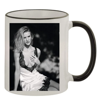 Rosie Huntington-Whiteley 11oz Colored Rim & Handle Mug