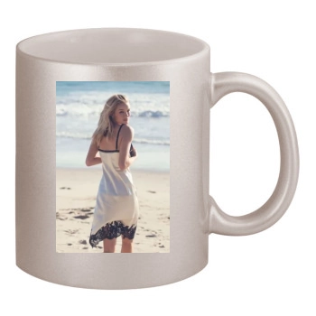 Rosie Huntington-Whiteley 11oz Metallic Silver Mug