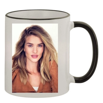 Rosie Huntington-Whiteley 11oz Colored Rim & Handle Mug