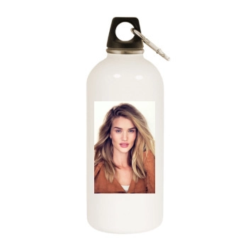 Rosie Huntington-Whiteley White Water Bottle With Carabiner