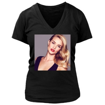 Rosie Huntington-Whiteley Women's Deep V-Neck TShirt