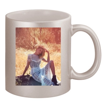 Rosie Huntington-Whiteley 11oz Metallic Silver Mug