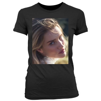 Rosie Huntington-Whiteley Women's Junior Cut Crewneck T-Shirt