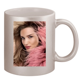 Rosie Huntington-Whiteley 11oz Metallic Silver Mug