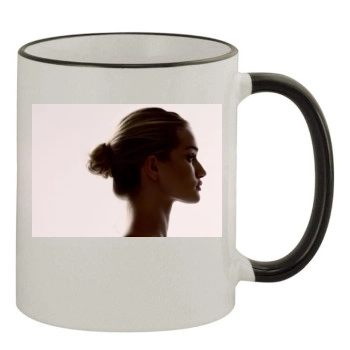 Rosie Huntington-Whiteley 11oz Colored Rim & Handle Mug