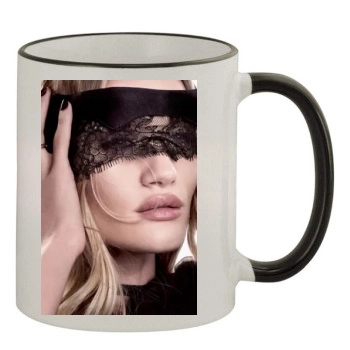 Rosie Huntington-Whiteley 11oz Colored Rim & Handle Mug