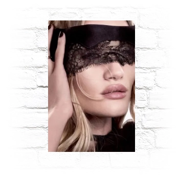 Rosie Huntington-Whiteley Metal Wall Art