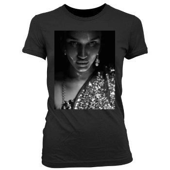 Rosie Huntington-Whiteley Women's Junior Cut Crewneck T-Shirt