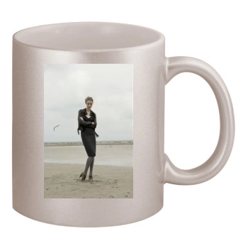 Rosie Huntington-Whiteley 11oz Metallic Silver Mug