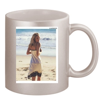 Rosie Huntington-Whiteley 11oz Metallic Silver Mug