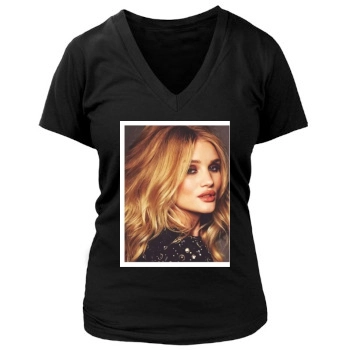 Rosie Huntington-Whiteley Women's Deep V-Neck TShirt