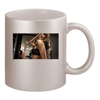 Rosie Huntington-Whiteley 11oz Metallic Silver Mug