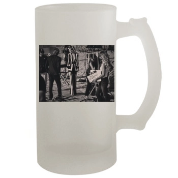 Rosie Huntington-Whiteley 16oz Frosted Beer Stein