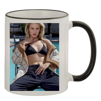 Rosie Huntington-Whiteley 11oz Colored Rim & Handle Mug