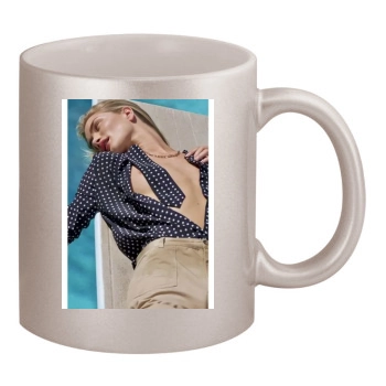 Rosie Huntington-Whiteley 11oz Metallic Silver Mug