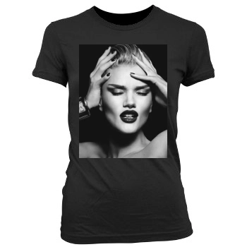 Rosie Huntington-Whiteley Women's Junior Cut Crewneck T-Shirt