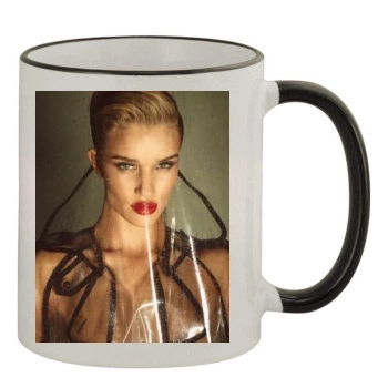 Rosie Huntington-Whiteley 11oz Colored Rim & Handle Mug