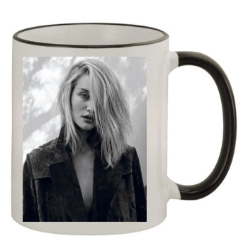 Rosie Huntington-Whiteley 11oz Colored Rim & Handle Mug