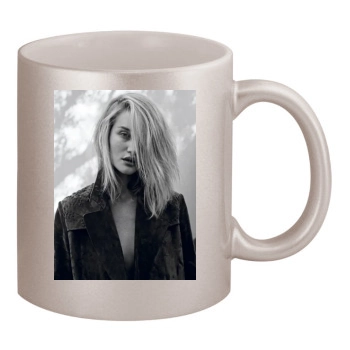 Rosie Huntington-Whiteley 11oz Metallic Silver Mug