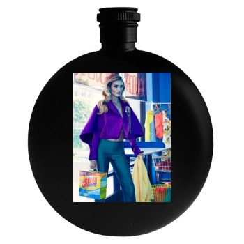 Rosie Huntington-Whiteley Round Flask