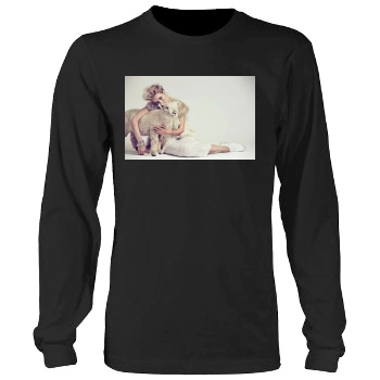 Rosie Huntington-Whiteley Men's Heavy Long Sleeve TShirt