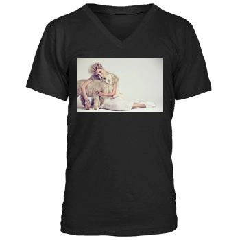 Rosie Huntington-Whiteley Men's V-Neck T-Shirt