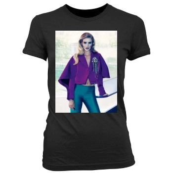 Rosie Huntington-Whiteley Women's Junior Cut Crewneck T-Shirt