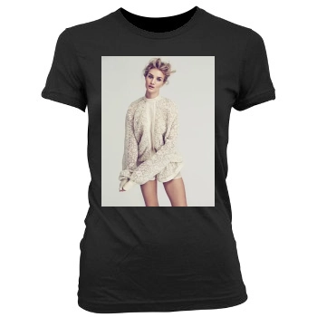 Rosie Huntington-Whiteley Women's Junior Cut Crewneck T-Shirt