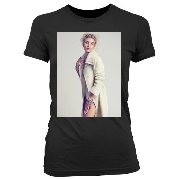 Rosie Huntington-Whiteley Women's Junior Cut Crewneck T-Shirt