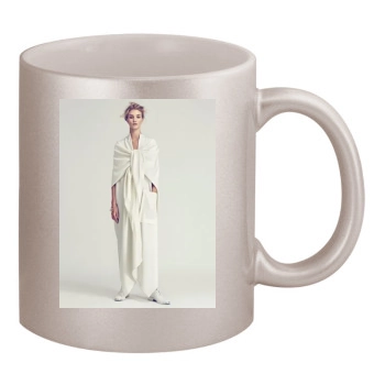 Rosie Huntington-Whiteley 11oz Metallic Silver Mug