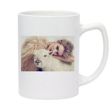 Rosie Huntington-Whiteley 14oz White Statesman Mug