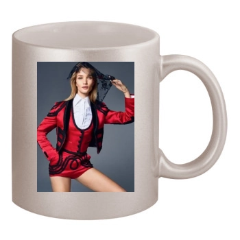 Rosie Huntington-Whiteley 11oz Metallic Silver Mug