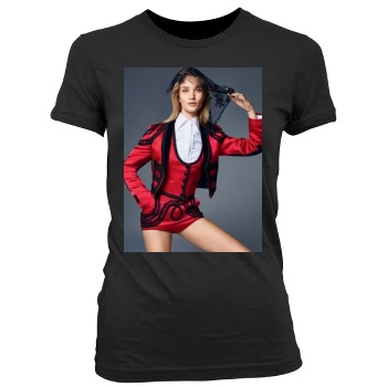 Rosie Huntington-Whiteley Women's Junior Cut Crewneck T-Shirt