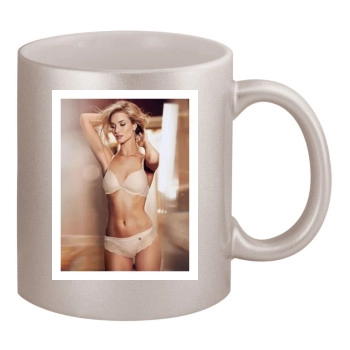 Rosie Huntington-Whiteley 11oz Metallic Silver Mug