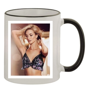 Rosie Huntington-Whiteley 11oz Colored Rim & Handle Mug