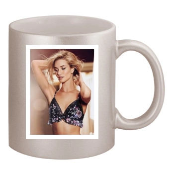 Rosie Huntington-Whiteley 11oz Metallic Silver Mug